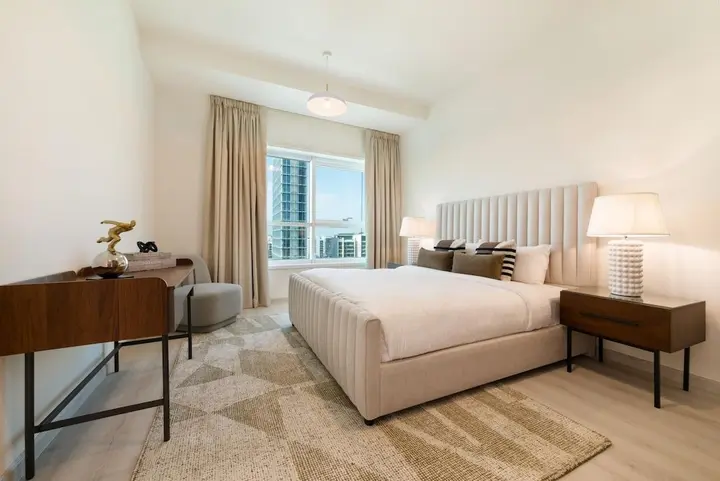 Дубай: Stylish 2BR Close to Dubai Future Museum Difc