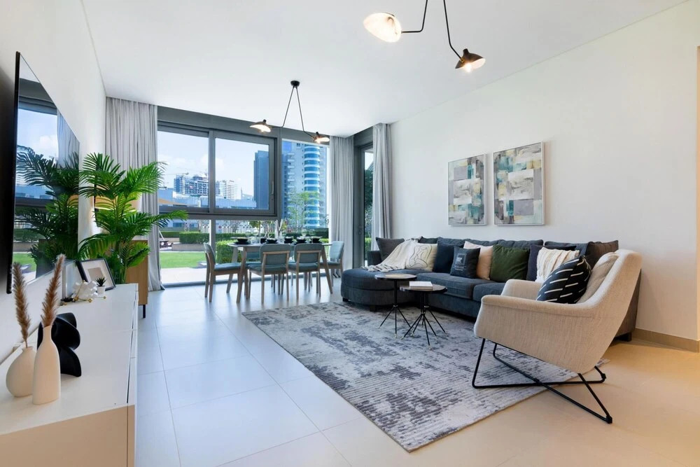 Дубай: Serene Apt w Large Patio Cls to Bluewaters JBR