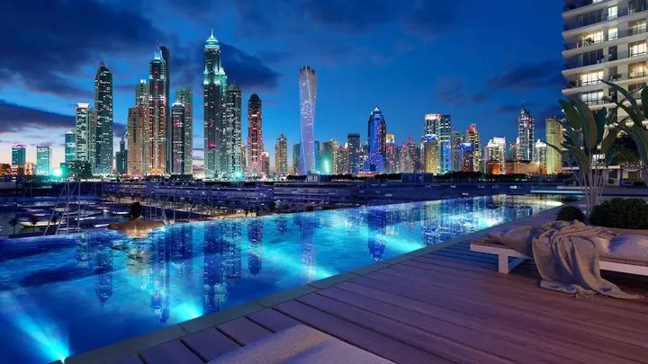 Дубай: Luxury Furnished 2br Full Sea And Marina View