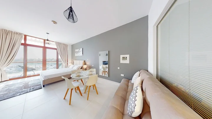 Дубай: Tanin - Glowing Studio With Sea View Near Burj Al Arab