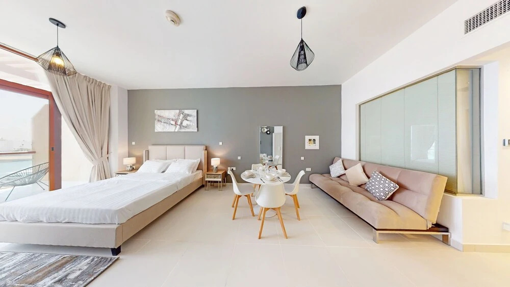 Дубай: Tanin - Glowing Studio With Sea View Near Burj Al Arab
