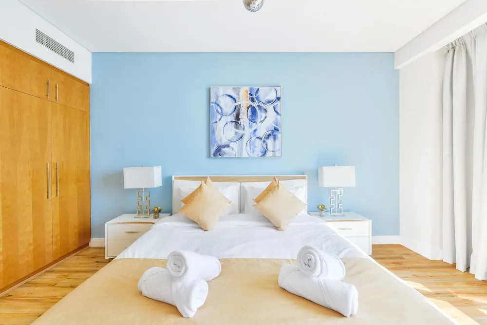 Дубай: JBR - Al Fattan Sea View 48th floor - Free Beach Resorts Access!