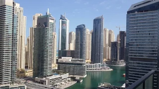 Дубай: Superb place 180 degrees marina sea view