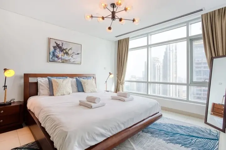 Дубай: Bright Apartment, Steps Away To Burj Khalifa