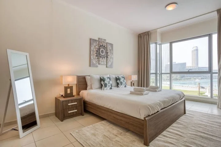 Дубай: Premium Apt - Full Burj Khalifa & Fountain View!