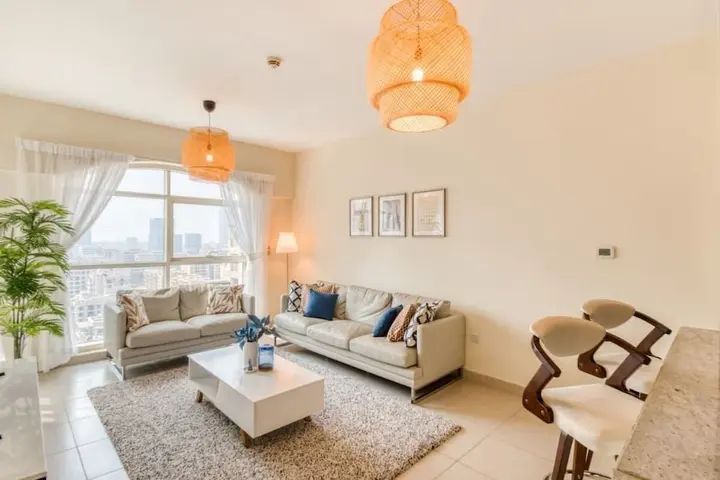 Дубай: Relaxing, Chic Apartment in The Views