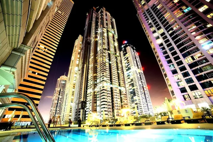 Дубай: 1BR Dubai Marina View Princess Tower 1609