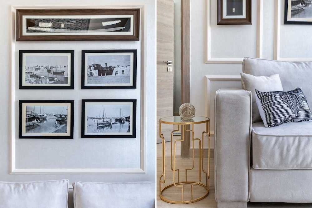 Дубай: Modern Arabian Themed 1BR Apartment in Dubai Marina