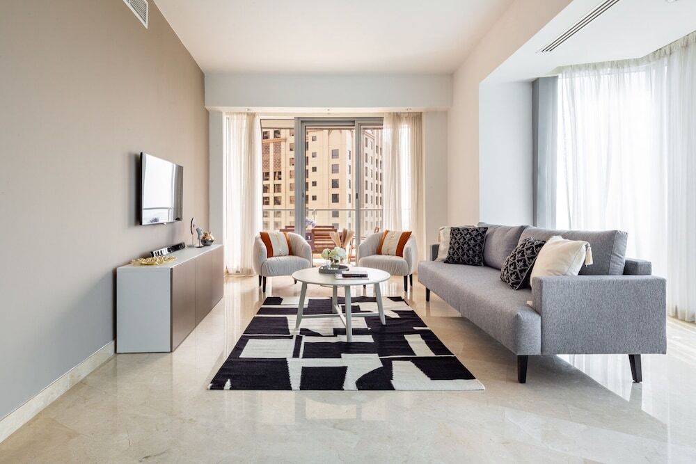 Дубай: Modish & Vibrant 3BR Apartment in Marina