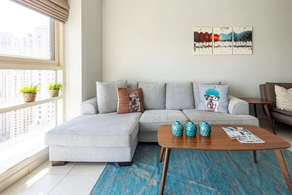 Дубай: Stylish + Bright 1BR With Dubai Marina Views!