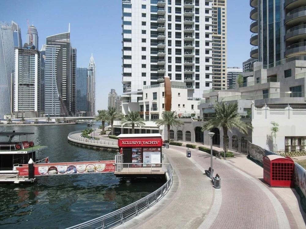 Дубай: Elegantly Modern 1BR With Lovely Marina Views!