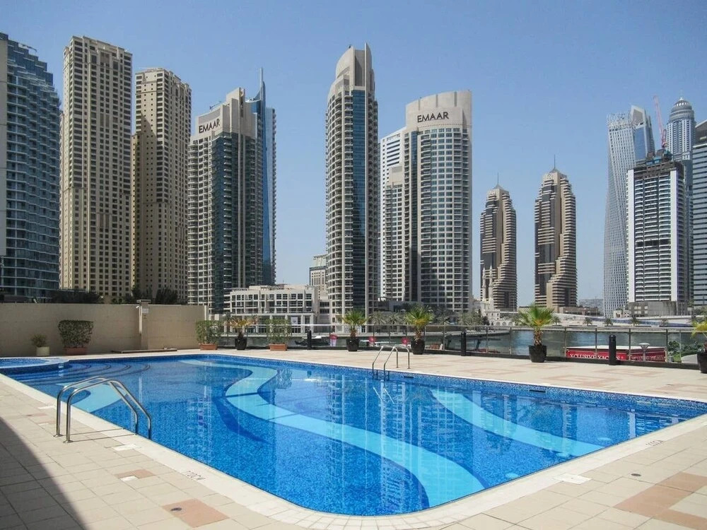 Дубай: Elegantly Modern 1BR With Lovely Marina Views!