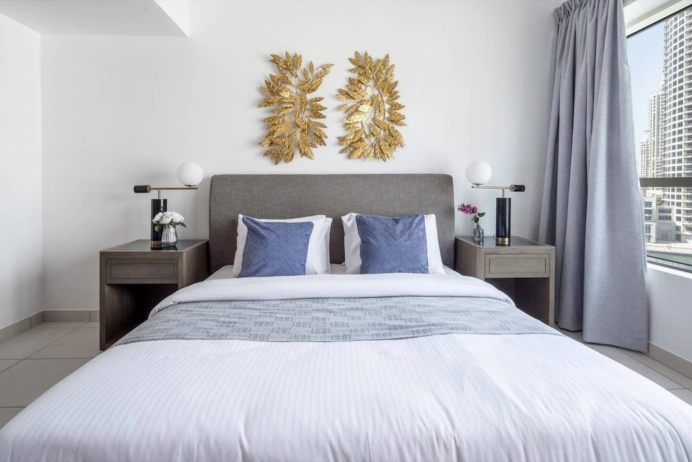 Дубай: Elegantly Modern 1BR With Lovely Marina Views!