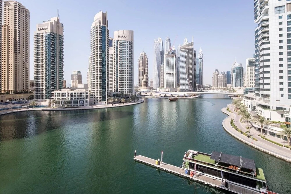 Дубай: Elegantly Modern 1BR With Lovely Marina Views!