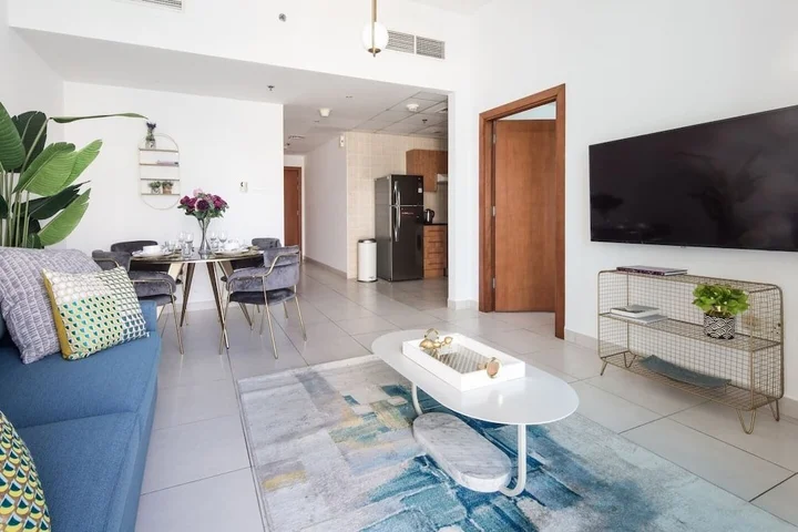 Дубай: Elegantly Modern 1BR With Lovely Marina Views!