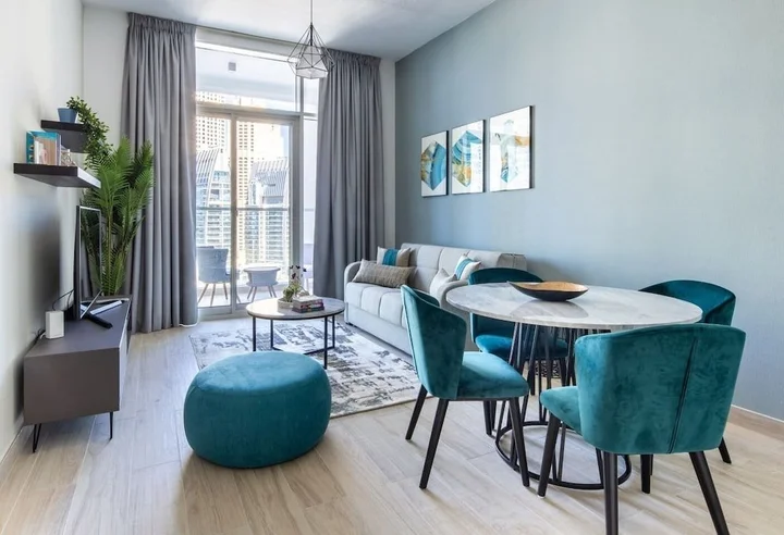Дубай: Premier & Elegant 1BR in the Heart of Dubai Marina