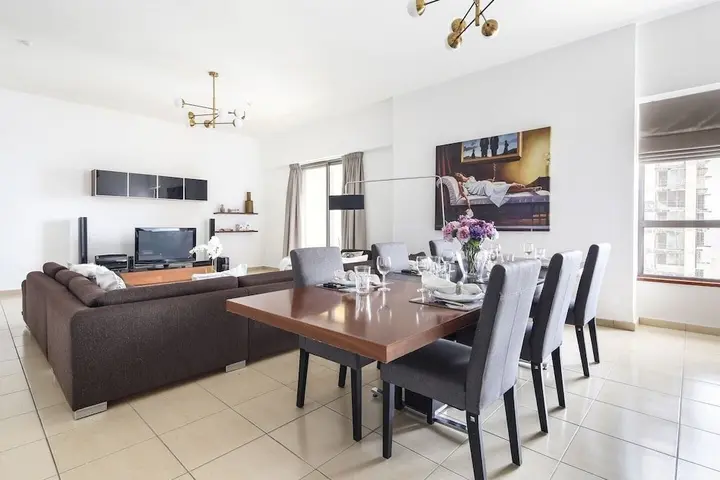 Дубай: Splendid & Elegant 4BR in JBR - Sleeps 8!