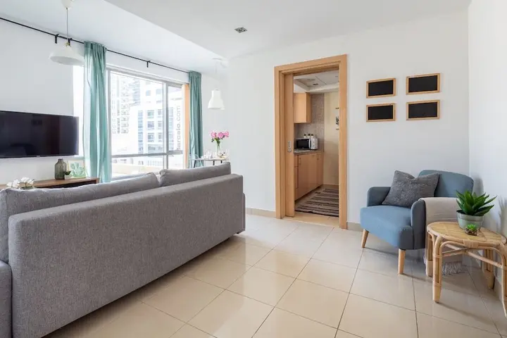 Дубай: Radiant & Picturesque 1BR in Dubai Marina