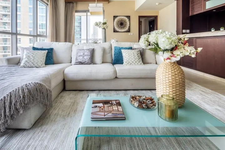 Дубай: Lavish 2BR With Picturesque Burj Khalifa Views!