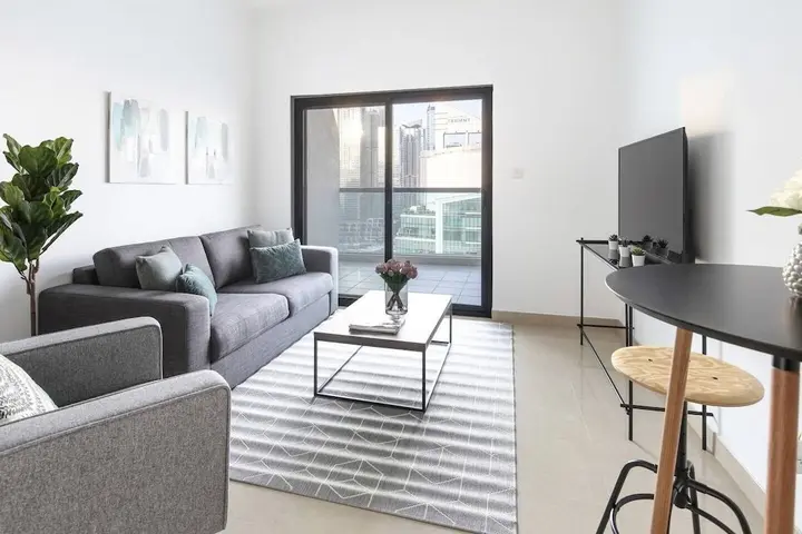 Дубай: Modern 1BR w/ Gorgeous Marina Views! Sleeps 4