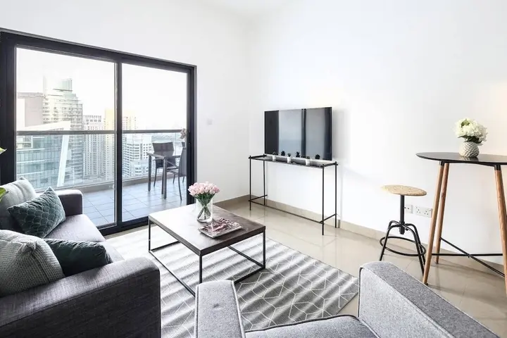 Дубай: Modern 1BR w/ Gorgeous Marina Views! Sleeps 4