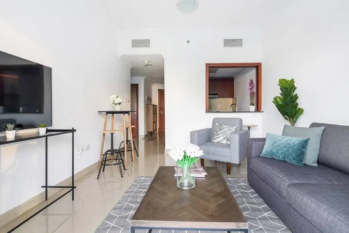 Дубай: Modern 1BR w/ Gorgeous Marina Views! Sleeps 4