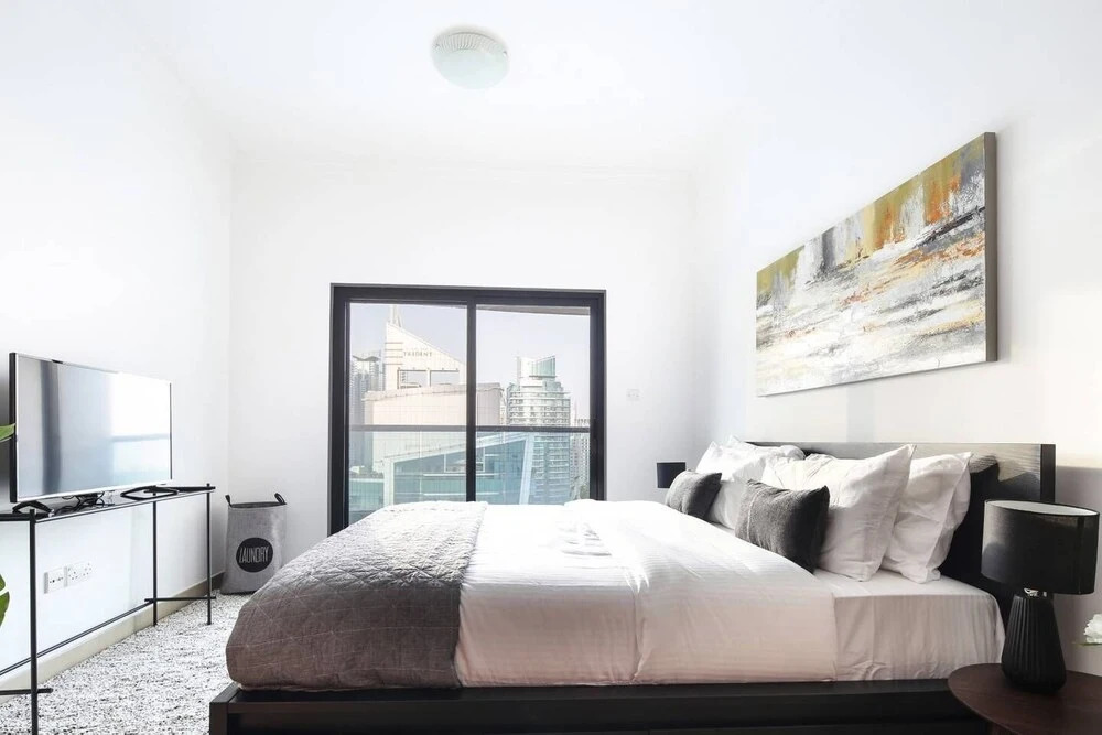Дубай: Modern 1BR w/ Gorgeous Marina Views! Sleeps 3