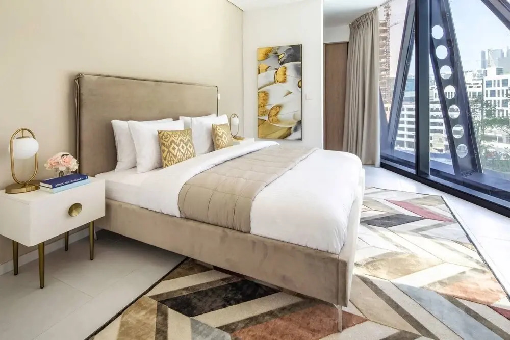 Дубай: Modern + Minimalist 1BR in Burj Khalifa Boulevard!