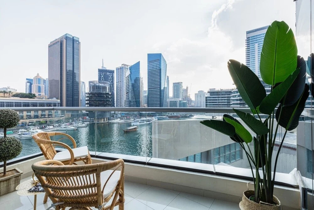 Дубай: 1BR Tranquil Space With Incredible Marina Views!