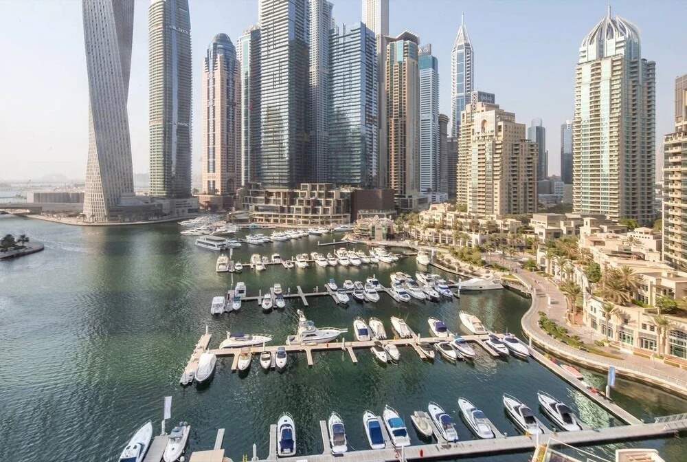 Дубай: Modern + Premium 2BR With Full Dubai Marina Views!