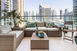 Дубай: Modern + Premium 2BR With Full Dubai Marina Views!