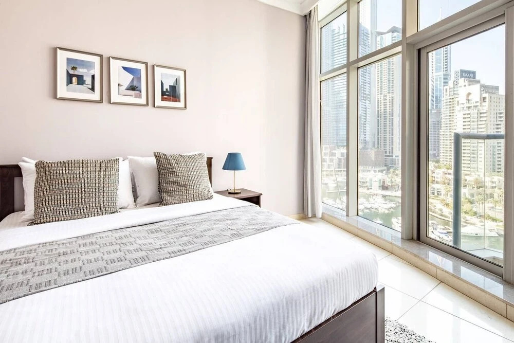 Дубай: Modern + Premium 2BR With Full Dubai Marina Views!