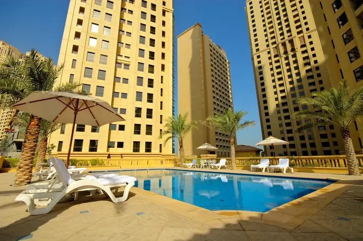 Дубай: Close to JBR Beach Spacious 2BR Marina views Apartments