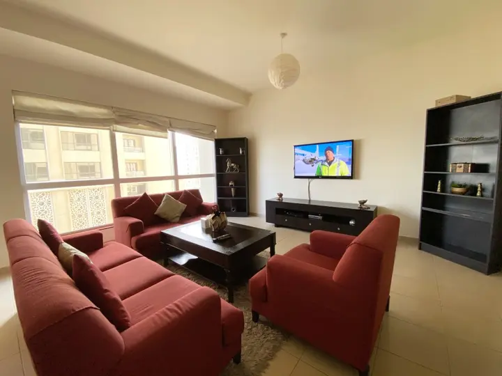 Дубай: Close to JBR Beach Spacious 2BR Marina views Apartments