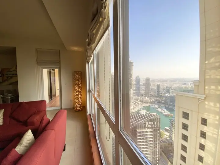 Дубай: Close to JBR Beach Spacious 2BR Marina views Apartments