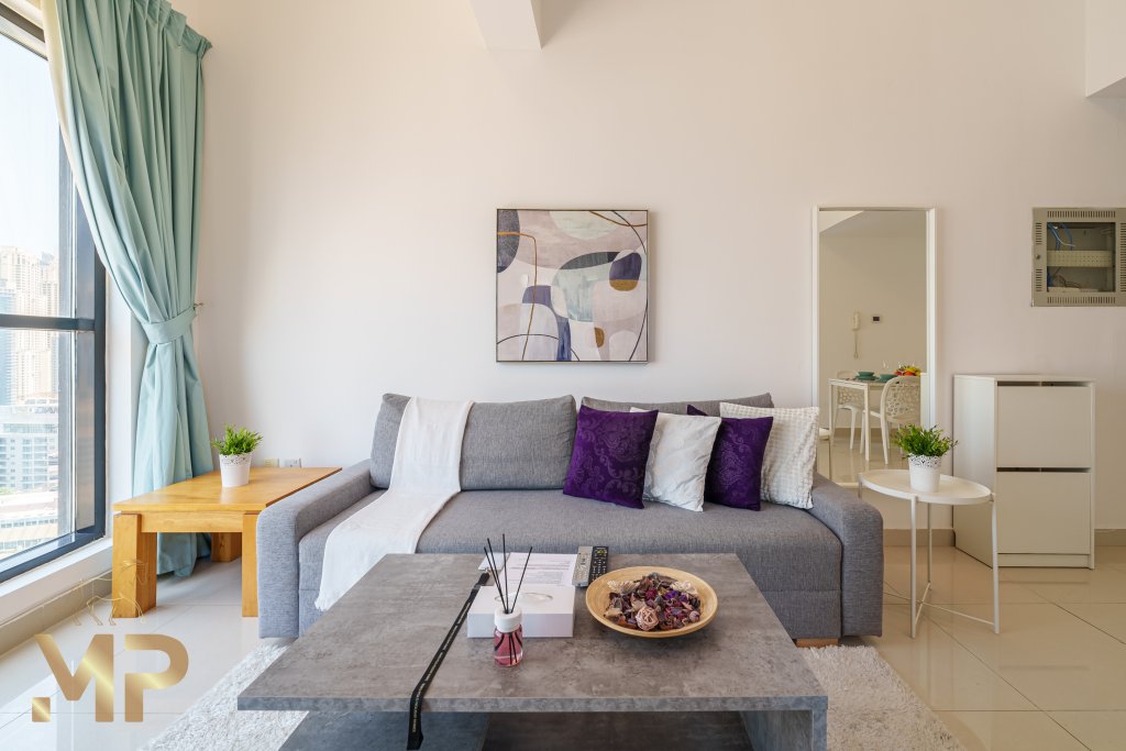 Дубай: Апартаменты 1 Bedroom with Panoramic Marina views
