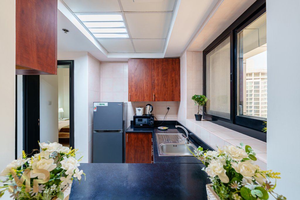 Дубай: Апартаменты 1 Bedroom with Panoramic Marina views