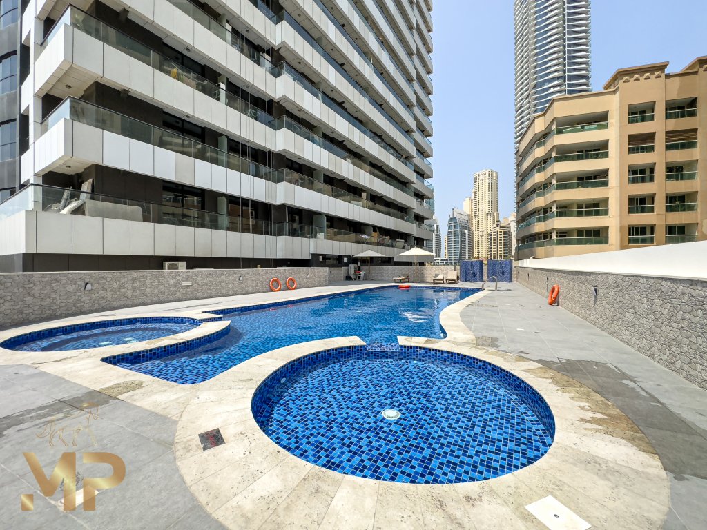 Дубай: Апартаменты 1 Bedroom with Panoramic Marina views