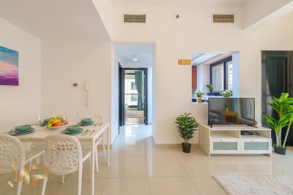 Дубай: Апартаменты 1 Bedroom with Panoramic Marina views