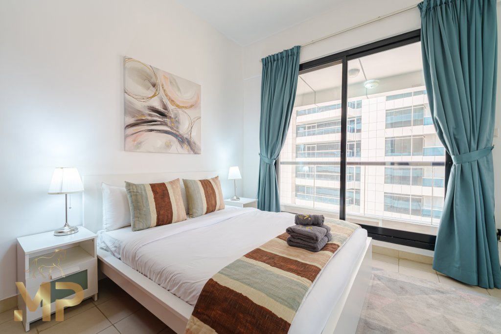 Дубай: Апартаменты 1 Bedroom with Panoramic Marina views