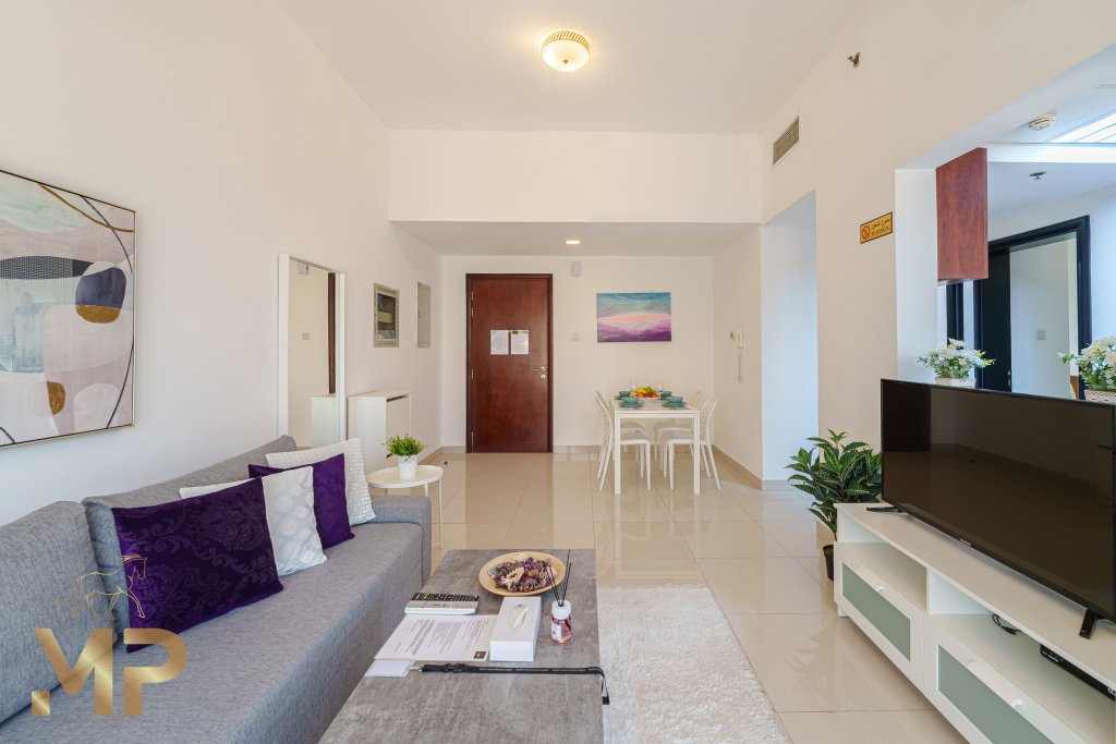 Дубай: Апартаменты 1 Bedroom with Panoramic Marina views