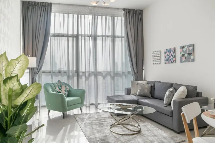 Дубай: HiGuests Vacation Homes - Oudah Tower Apartments	