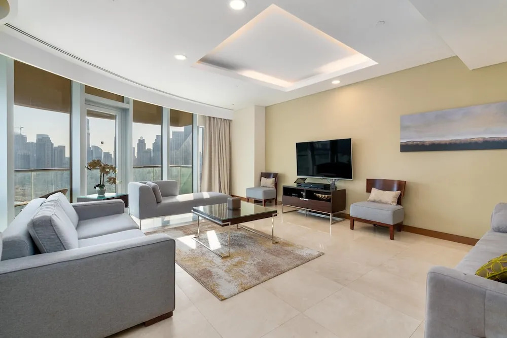 Дубай: SuperHost - Luxe Apt With Stunning Panoramic Burj Khalifa View I Address Dubai Mall