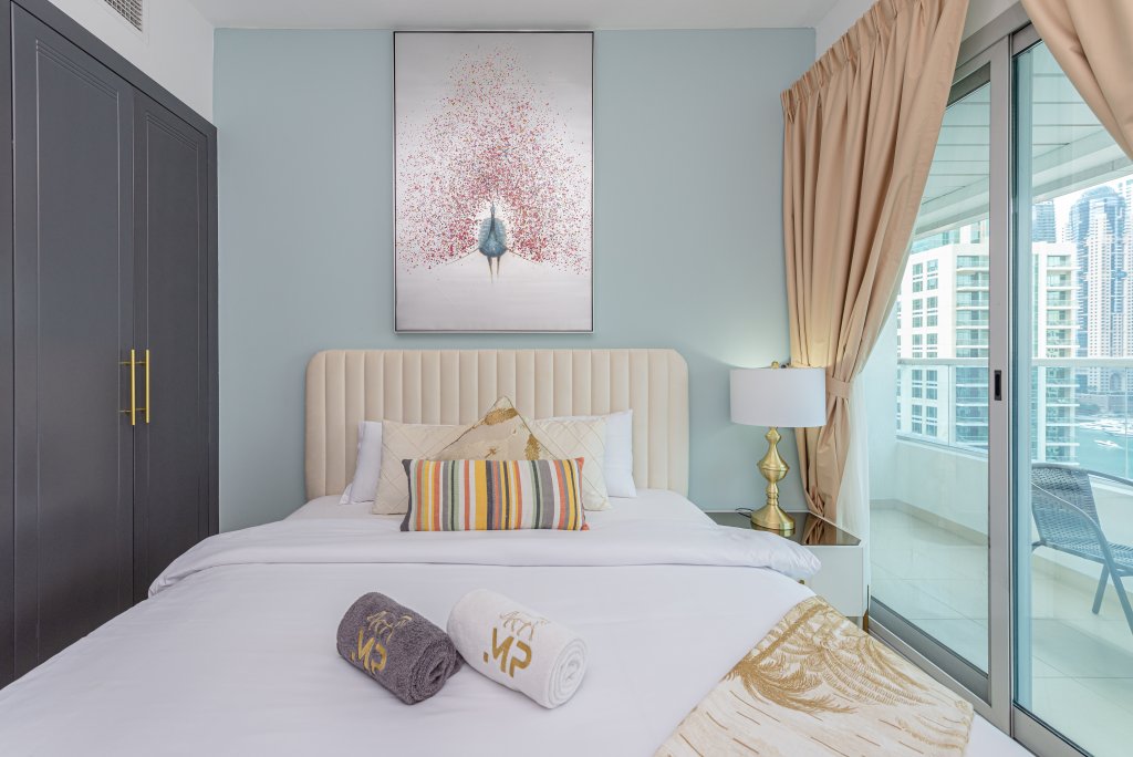 Дубай: Апартаменты Marco Polo - Splendid 1BR Apt with Marina View & Close to Metro