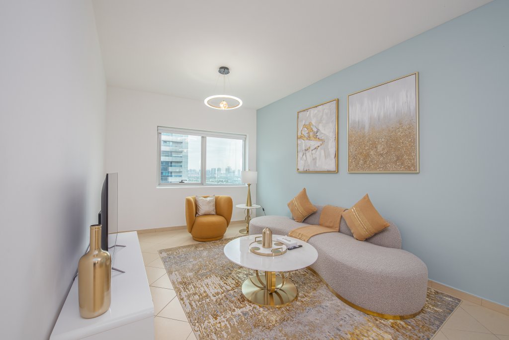 Дубай: Апартаменты Marco Polo - Splendid 1BR Apt with Marina View & Close to Metro