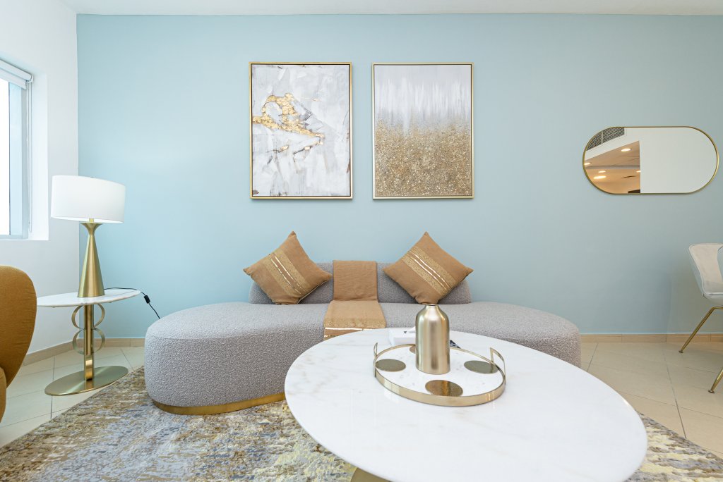 Дубай: Апартаменты Marco Polo - Splendid 1BR Apt with Marina View & Close to Metro
