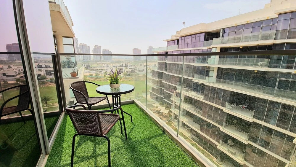 Дубай: Апартаменты Stunning 1 BR Golf Views Damac Hills