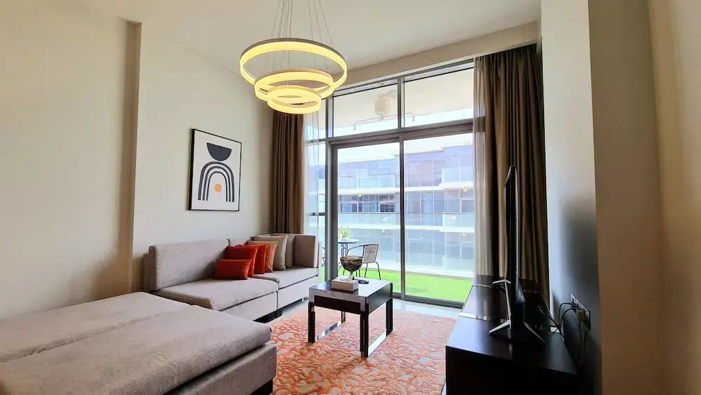 Дубай: Апартаменты Stunning 1 BR Golf Views Damac Hills