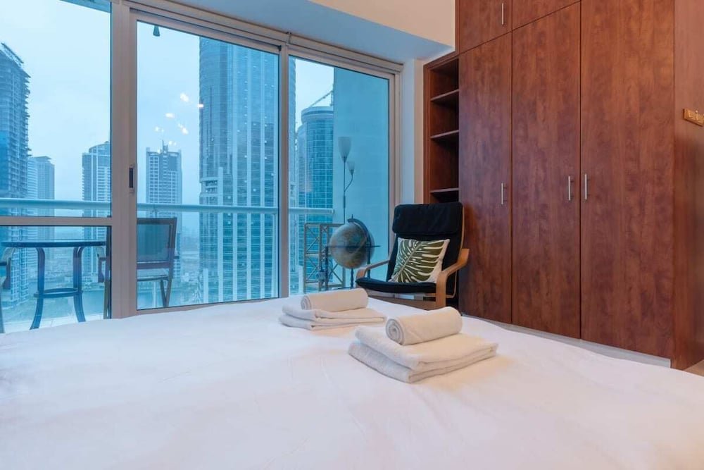 Дубай: Homely Studio in JLT With Amazing Views of Dubai Marina