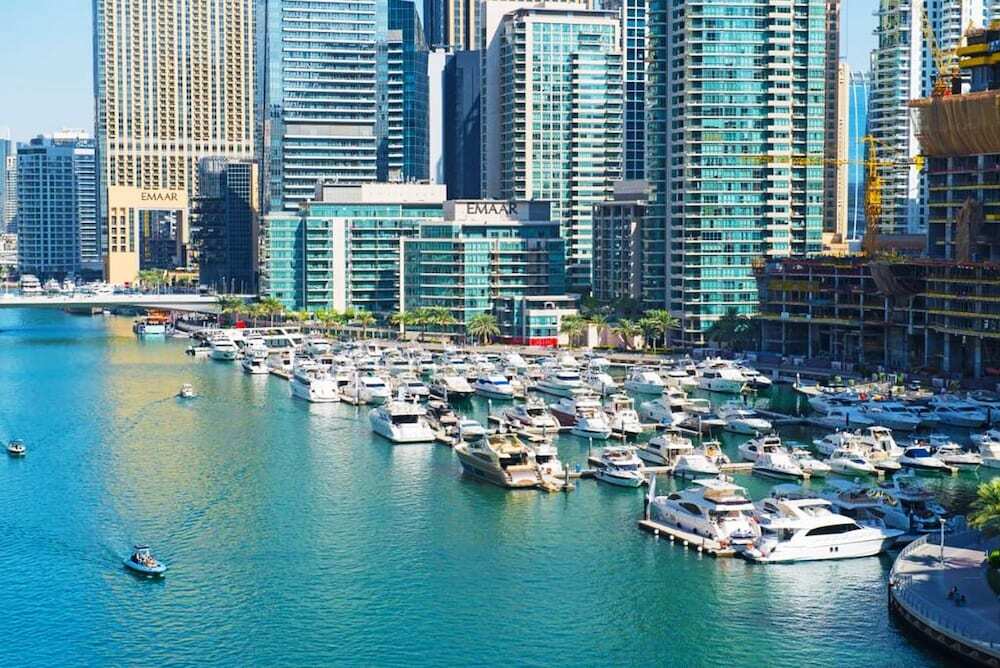 Дубай: Pelican Stay - Full Marina and Pool View